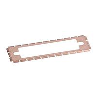 LeaderTech 25D-210-BD Gasket CONNECTOR SHIELD SLOTTED--25 PIN CONNECTOR SHIELDING