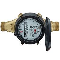 Dwyer WRBT-A-C-02-10 Multi-Jet Water Meter, Removable Bottom, ECO BRASS® - Accurate Totalization (NPT Male, 3/4 in, 10 gal/pulse)
