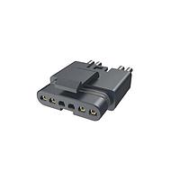 Amphenol Commercial Products FLHS4P008C0 Headers & Wire Housings FLH Series - Single Ended Cable Assembly with Pig-Tails,