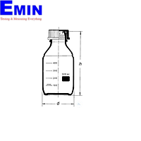 WITEG 5 526 500 S Laboratory bottle neutral (500ml; 10 pcs)