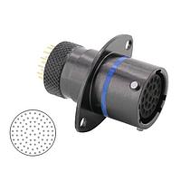 Eaton Souriau-Sunbank 8STA22035SB Connectors Oval Flange Receptacle - size 20 - 79 PC Tail contacts - Female
