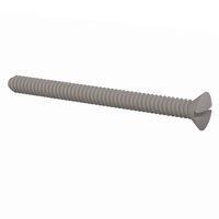 Essentra Components 330440A125 Slotted Countersunk 82 Slotted CSK Screw, #4-40 Thread, 1 1/4 Lg