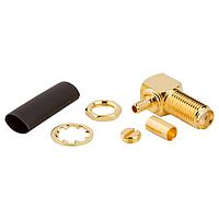 Amphenol RF 132245 Connectors SMA R/A BH CRIMP JK LMR 100/RG 316/U