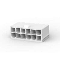 AMP Connectors - TE Connectivity 1-1586037-2 Shrouded VERT HDR NO PEGS 12P