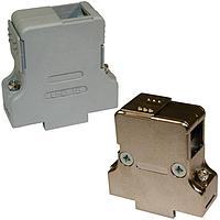 NorComp 982-025-020R121 Strain Relief Backshell 25P TOP/90 DEG ENTRY METALIZED PLASTIC