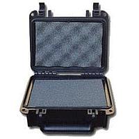 Serpac SE120FML,BK Cases Seahorse 120 Case Metal Keyed Locks w/ foam, 8.8 x 7.5 x 3.9" - Black