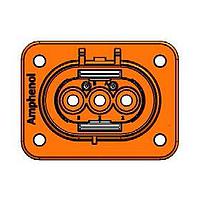 Amphenol Industrial ELR3A02 Connectors Receptacle 3 Pole 4.0mm Key A