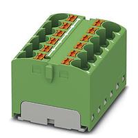 PHOENIX CONTACT 3273952 Push-In Distribution Block PTFIX 12X4-G GN