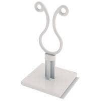 Essentra Components KLBS-35012-01A Twist Tie Curly Lck Stnd,Adh Mnt,Nat,3/4 in Spc