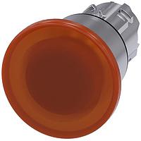 SIEMENS A6X30139817 Mushroom ILLUM. MUSHROOM PUSHBUTTON. 40MM. AMBER