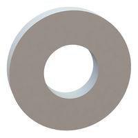 Essentra Components 17W05911 Flat Washer Flat Washer, .265 ID, .591 OD, .101 Thick, Natural, Nylon