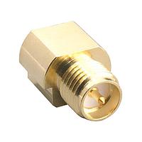 Linx Technologies - TE Connectivity CONREVSMA024-G Connectors RP-SMA Jack 50 Ohm PCB Cutout Mount