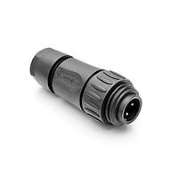 Amphenol Tuchel C016 20H003 200 12 Connectors 3+PE MALE STRT BLK SCREW GLD CONTACT