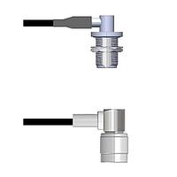 Amphenol Custom Cable Q-1S04W0008011i RF Cable Assemblies N-RJB/TNC-RP RG58 11I