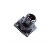 Amphenol LTW AU-06PMMS-SS7001 Standard Circular Connector Ceres, Mini Size, Plastic, 2A, 06 pins, Male Connector, Male Contact, Square, Screw Thread, Solder, Receptacle, IP67