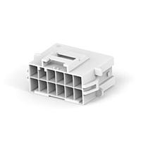AMP Connectors - TE Connectivity 8-1971775-6 Headers & Wire Housings PTL 2X6 CAP PANEL MT HIGH TEMP KEY D NAT