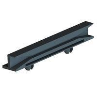 Essentra Components RSSHG-601-165 Racks & Rack Cabinets Card Guie,Hrzntl,Snap In,Black,6 in