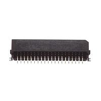Amphenol Commercial Products G846A40120T1HR Plug Housing Wire to Board 1.0mm Pitch R/A,SMT,2x20Pin,15U G,NY9T,LATCH TYPE,BLACK,HF
