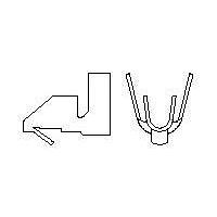 AMP Connectors - TE Connectivity 3-770565-2 (Cut Strip) Closed End MINI AMP-IN Cut Strip of 100