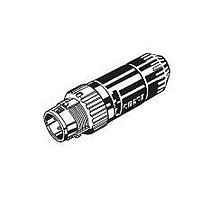 Omron Automation and Safety XS5G-D421 Circular Metric Connectors Plug Straight 4pin Solder for 6mmCable