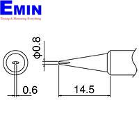 HAKKO T18-D08 Soldering Tip