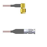 Amphenol Custom Cable Q-3800Y000H008i RF Cable Assemblies SMA-RP/HDBNC-SP G142 8I