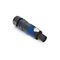 Amphenol Audio SP-2-FBSG Speaker Connectors 2P Cable Conn Solder PG Gland Black/Blue