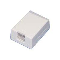 Panduit CBXQ2WH-A Surface Mount Surf Mount Box 2 Port Shuttered Ar