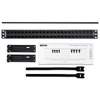 Belden AX104591 Fiber Optic Connectors KCONN PATCH PANEL 48-P 1U BLK