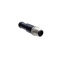 Amphenol LTW M12D-04BMMM-SL8D05 Sensor Cables / Actuator Cables M12 Circular Metric Connector, D Code, Metal, 4A, 04 pins, Male Connector, Male Contact, Straight, Screw Thread, Overmolded, Length 5000mm, IP68 / IP69K