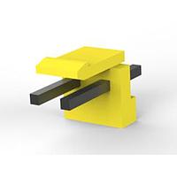 AMP Connectors - TE Connectivity 2-1123723-2 Shrouded 3.96 EP HDR ASSY 2P(YELLOW)