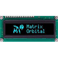 Matrix Orbital OK162-12-USB-OB-E OLED Displays OLED 16 X 2 BLUE EXTENDED TEMP USB