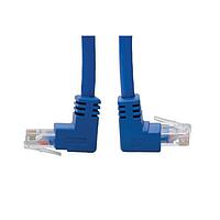 Tripp Lite N204-004-BL-UD Cat 6 4FT CAT6 PTCHBL,90DGR DWN/UP