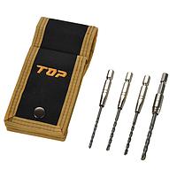 TOP Kogyo ECD-3043DKS Hexagonal shank concrete drill set (4pcs)