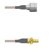 Amphenol Custom Cable Q-2M03O000R024i RF Cable Assemblies N-SP/SMB-SJB G316D 24I