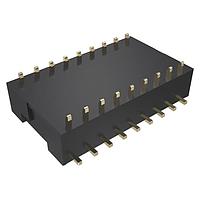 Amphenol FCI 10152744-001LF Standard Card Edge Connectors 18 Positions Compression Connector surface Mount vapour phase soldering