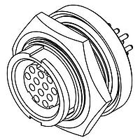 CONXALL W4292-12SG-300 Connectors MU WR PNL 12 #20 SKT PCT-LONG