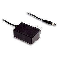 MEAN WELL SGA12U15-P1J Wall Mount AC Adapters 12W 15V 0.8A USA 2.1x5.5 Level VI