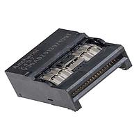 Amphenol Commercial Products V36ADZ01307100T I/O Connectors ExtremePort QSFP-DD 112G 1x1 SMT connector with solder rings