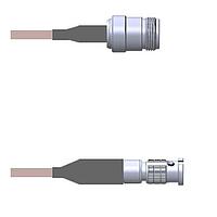 Amphenol Custom Cable Q-2400Y000H007i RF Cable Assemblies N-SJ/HDBNC-SP G142 7I