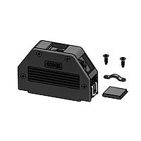 Amphenol CONEC 16-001850E Strain Relief Backshell 50 POS BLACK PLASTIC HOOD