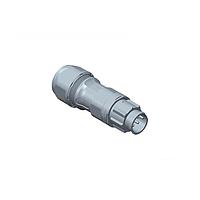 Amphenol LTW BB-04BMMB-QL8LPP Standard Circular Connector X-Lok, Standard Size, Plastic, 10A, 04 pins, Male Connector, Male Contact, Straight, Push Lock, Screw-in, Field Installable, F8.0 - F10.0mm, IP68