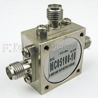 Fairview MC05100-10 SMA Directional Coupler 10 dB Coupled Port From 0.5 MHz to 100 MHz Rated To 1 Watts