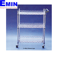 SciLab SL.Car7043 Stainless-steel Cart (Wire shelf-type, 3 shelves)