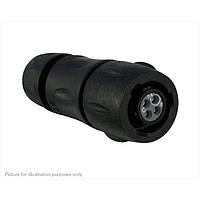 Eaton Souriau-Sunbank UTS6JC8E4SW Plugs Plastic plug, with cable gland backshell, with 4 female solder contacts, IP68/69K in unmated conditions, keying W