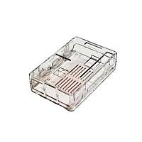 Bud Industries PS-11595-C Cases Raspberry Pi Enclosure with Additional Cutouts Clear (1 X 2.4 X 3.6 In)