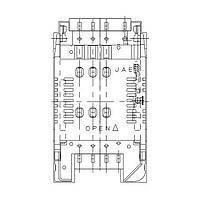 JAE Electronics SF7W006S1AR1000 Card Connectors 2.54MM SIM CARD SMT SMT