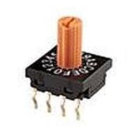 NKK Switches FR01AC10HB-S Rotary Switches Series FR 10mm DIP Rotary Thru-hole