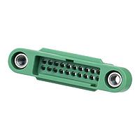 Harwin G125-3242096M1 Wire Housings Male Crimp Housing w/fixings 20 cntcts