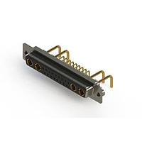 EDAC 630-21W4650-1N2 Mixed Contact D-Sub Connectors Right-angle Power Combo D-Sub Connector
